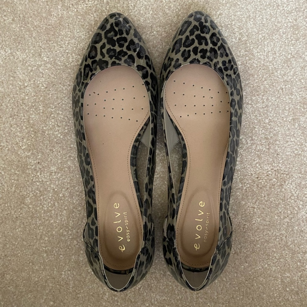 Easy spirit evolve - Leopard print pointed flat
